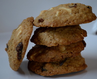Cranberry White Choc. chunk oatmeal cookies